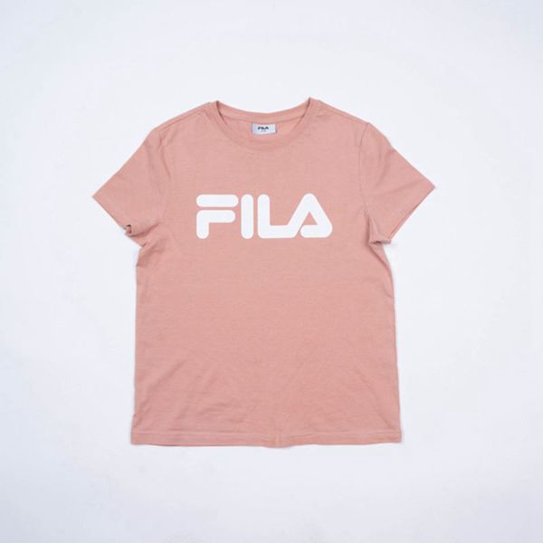 Fila Mono Deckle Girl's T-Shirts - Rose,NZ 278-29384